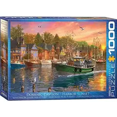 EUROGRAPHICS - 6000-0969 HARBOR SUNSET PUZZLE 1000 PIEZAS