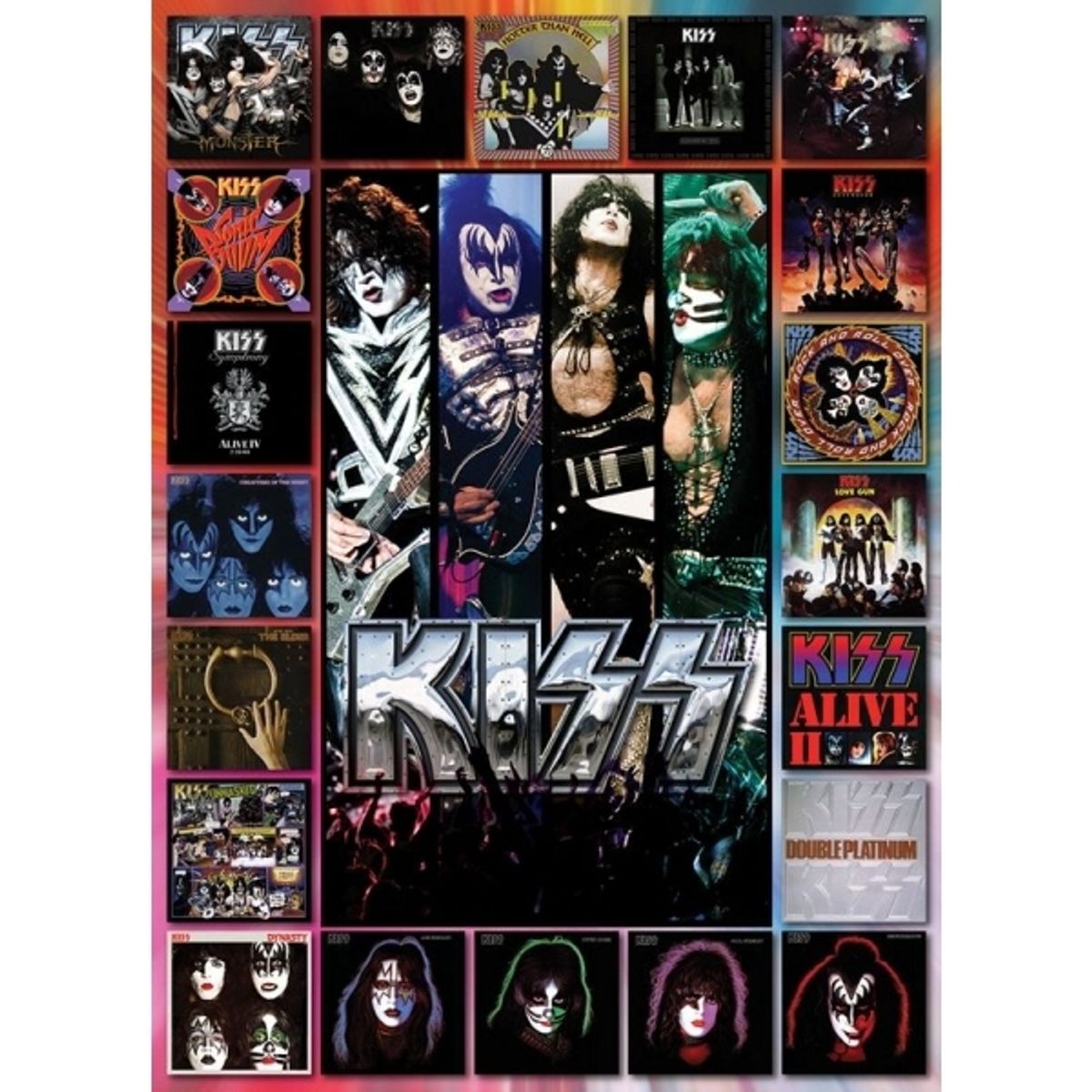 EUROGRAPHICS - EUROGRAPHICS 6000-5305 KISS THE ALBUMS PUZZLE 1000 PIEZAS