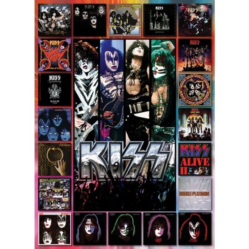 EUROGRAPHICS - EUROGRAPHICS 6000-5305 KISS THE ALBUMS PUZZLE 1000 PIEZAS