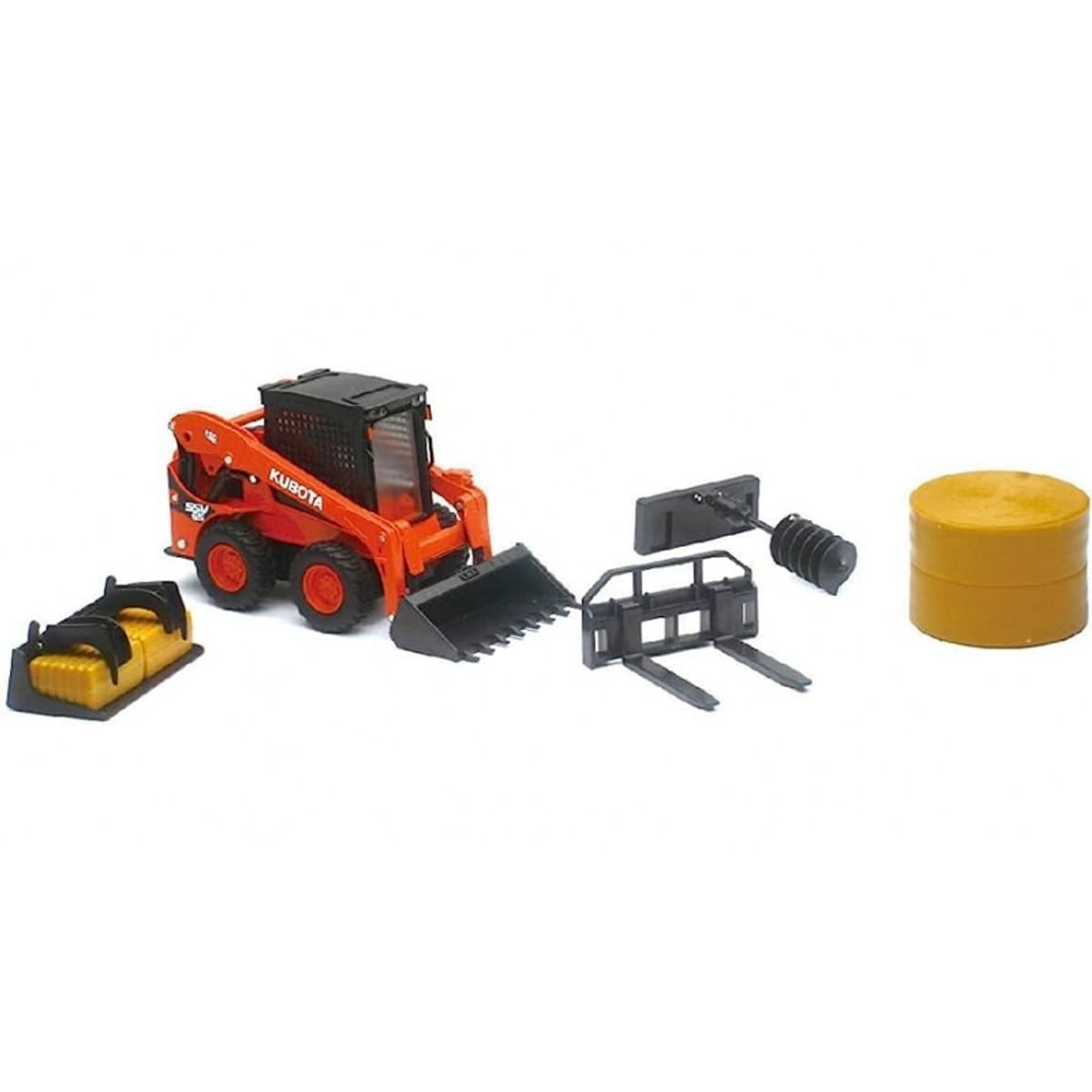 GENERICO - NEWRAY 33133 1-18 KUBOTA SSV65 W ACCESSORIES SET ( LIGHT AND