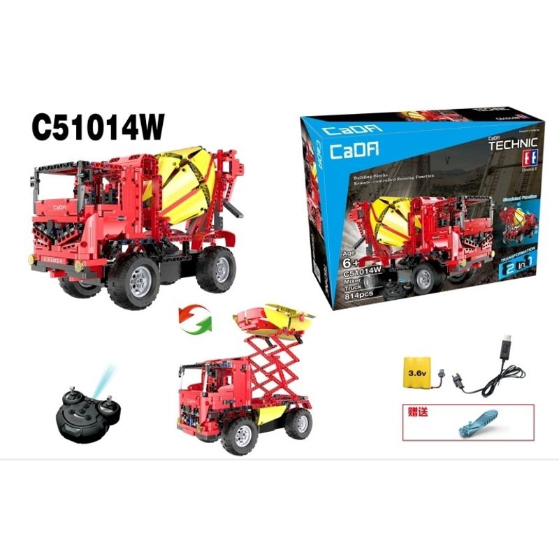 GENERICO - DOUBLEEAGLE C51014W RC MIXER TRUCK BUILDING BLOCK