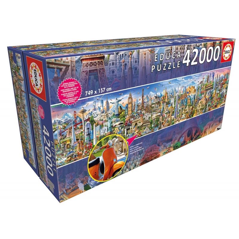EDUCA - EDUCA 17570 PUZZLE 42000 PIEZAS LA VUELTA AL MUNDO FSC