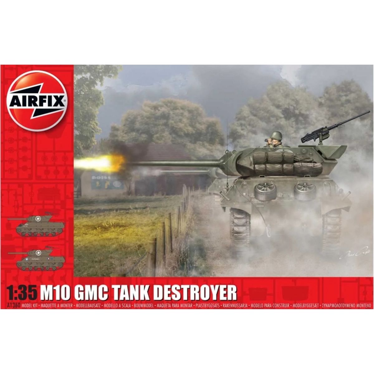 GENERICO - AIRFIX 01360 M10 GMC 1-35 TANK DESTROYER