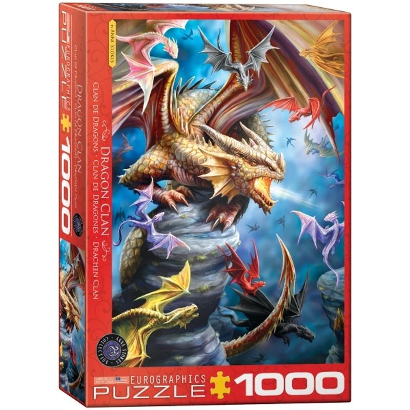 EUROGRAPHICS - EUROGRAPHICS 6000-5475 DRAGON CLAN BY ANN STOKES PUZZLE 1000