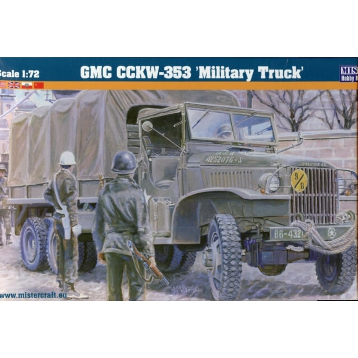 GENERICO - MISTERCRAFT E-98 GMC CCKW 353 MILITARY TRUCK 1-72-