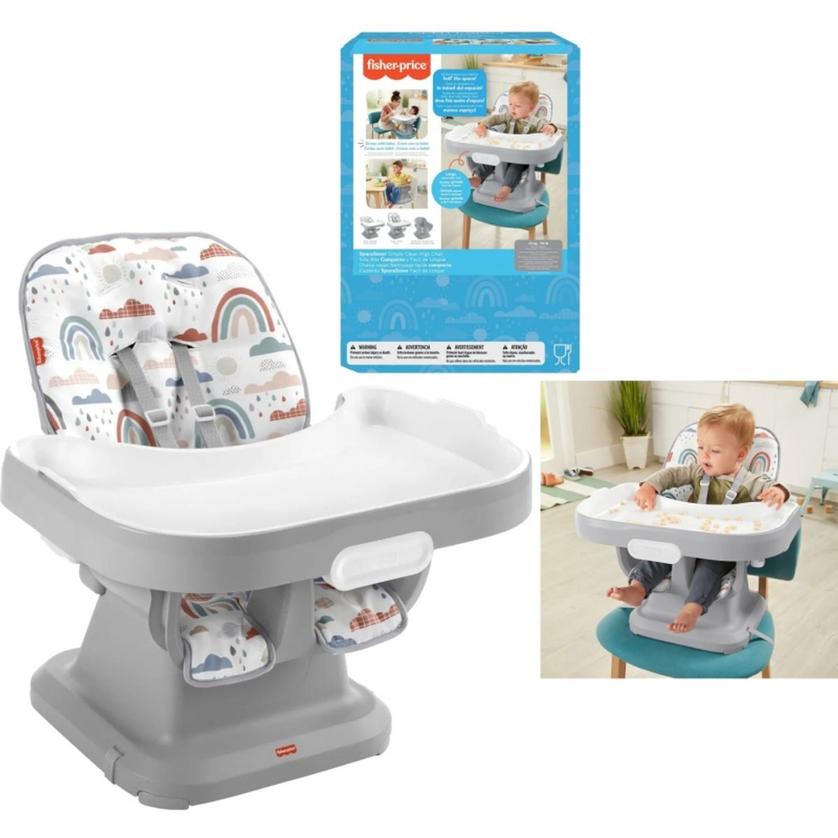 MATTEL - MATTEL GPN11 FISHER PRICE SILLA ALTA COMPACTA