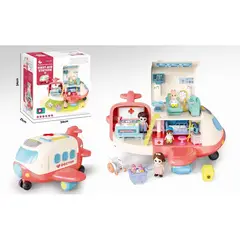 GENERICO - HG G0023 2 IN 1 MEDICAL AIRCRAFT WITH SOUND AND LIGHT