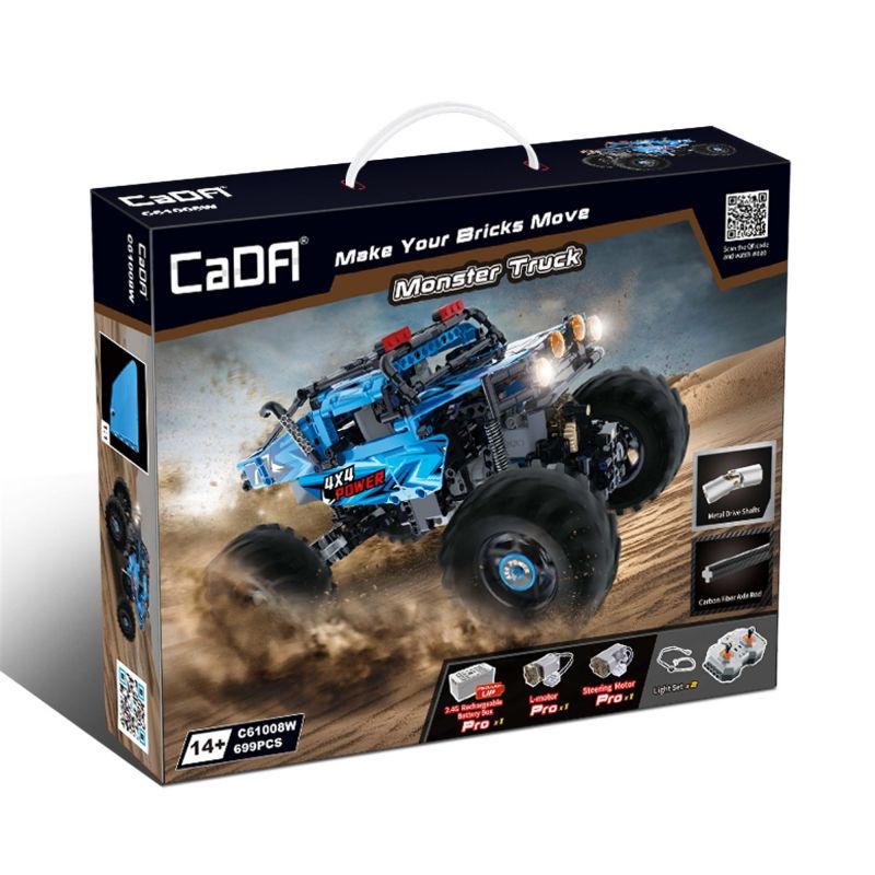 GENERICO - DOUBLEEAGLE C61008W BRICK R C MONSTER TRUCK