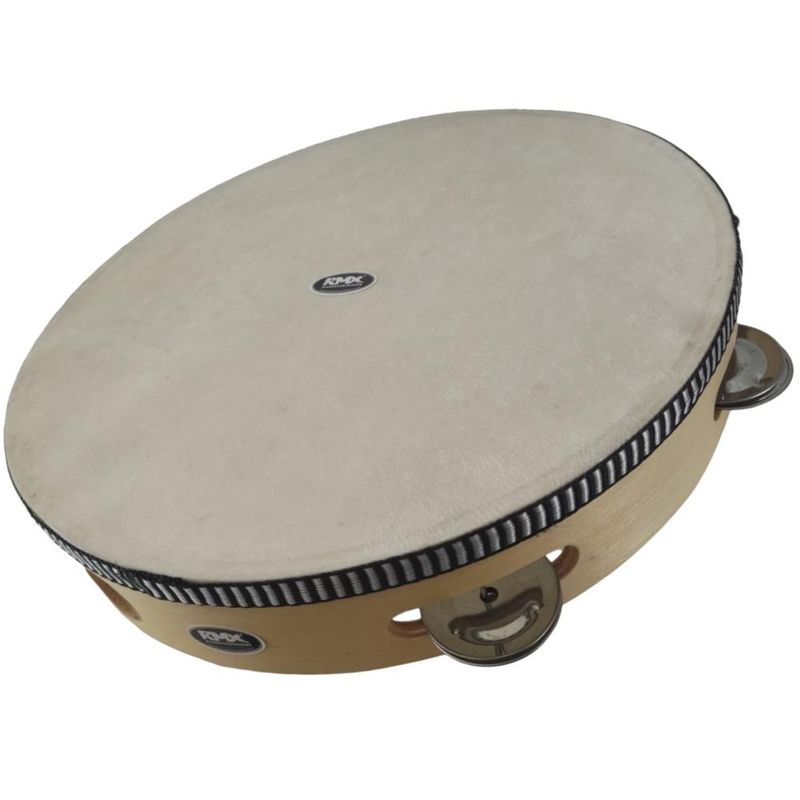 RMX - Pandereta de madera 10 pulgadas RMX PA-99 negro.