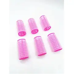GENERICO - Pack 6 Rulos Plástico Ondulador Cabello Rizadores Pelo 7x3cm.