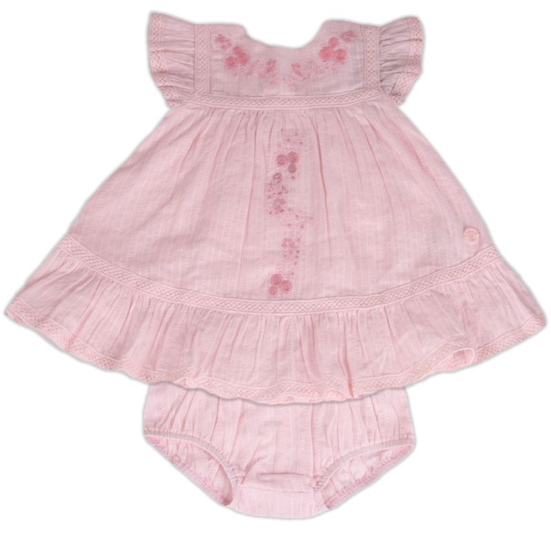 PILLIN - Vestido Bebe Niña Rosado Pillin PILLIN