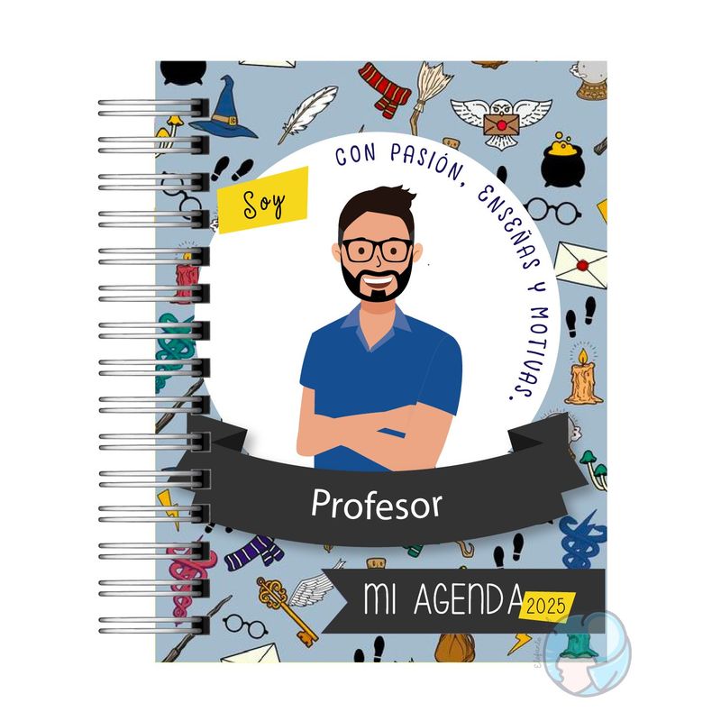ELEFANTE AZULL - Agenda Profesor 2025