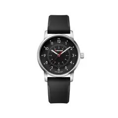 WENGER - Reloj Avenue 42 mm Correa silicona dial negro