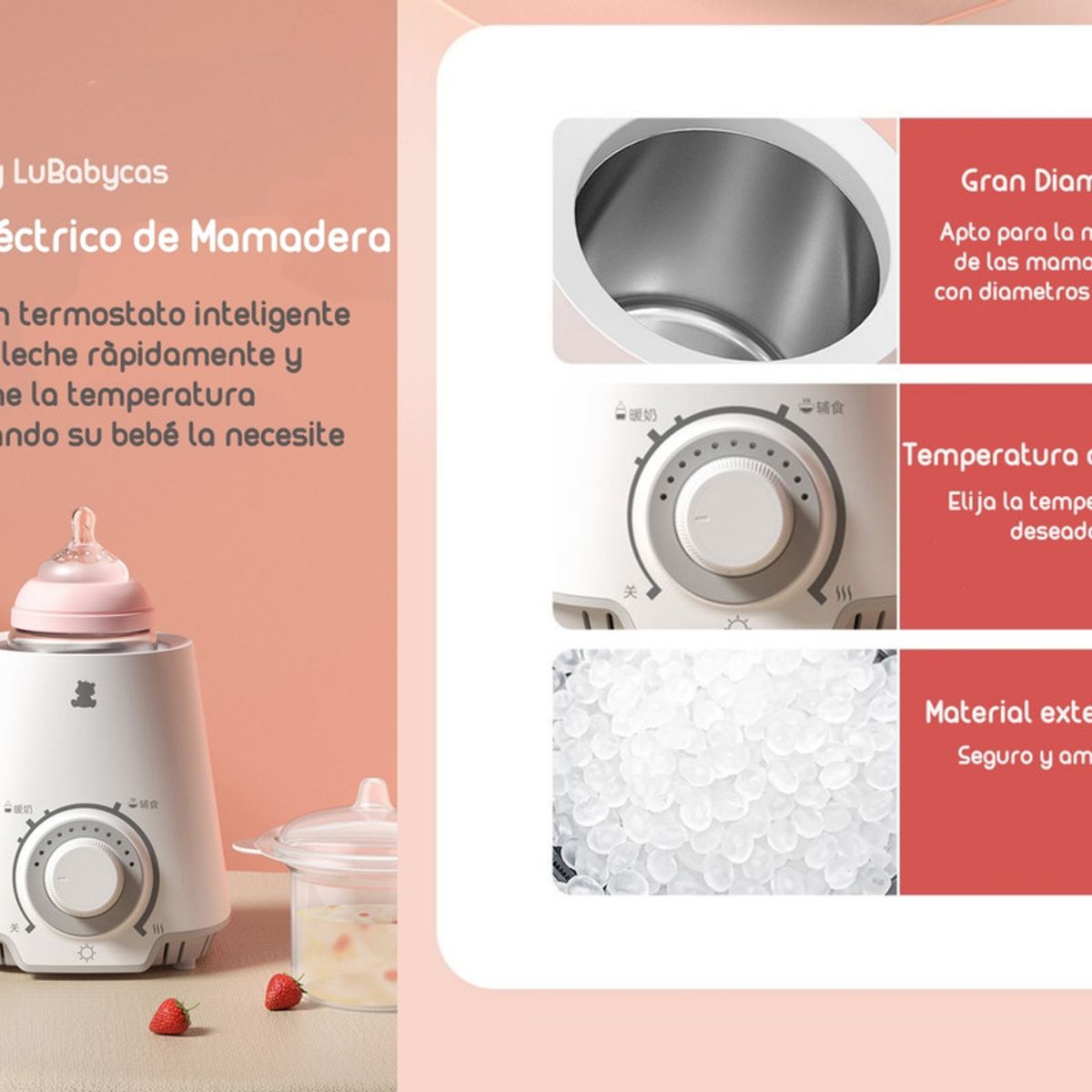 LUBABYCAS - Calentador De Mamaderas 3 En 1 By Lubabycas