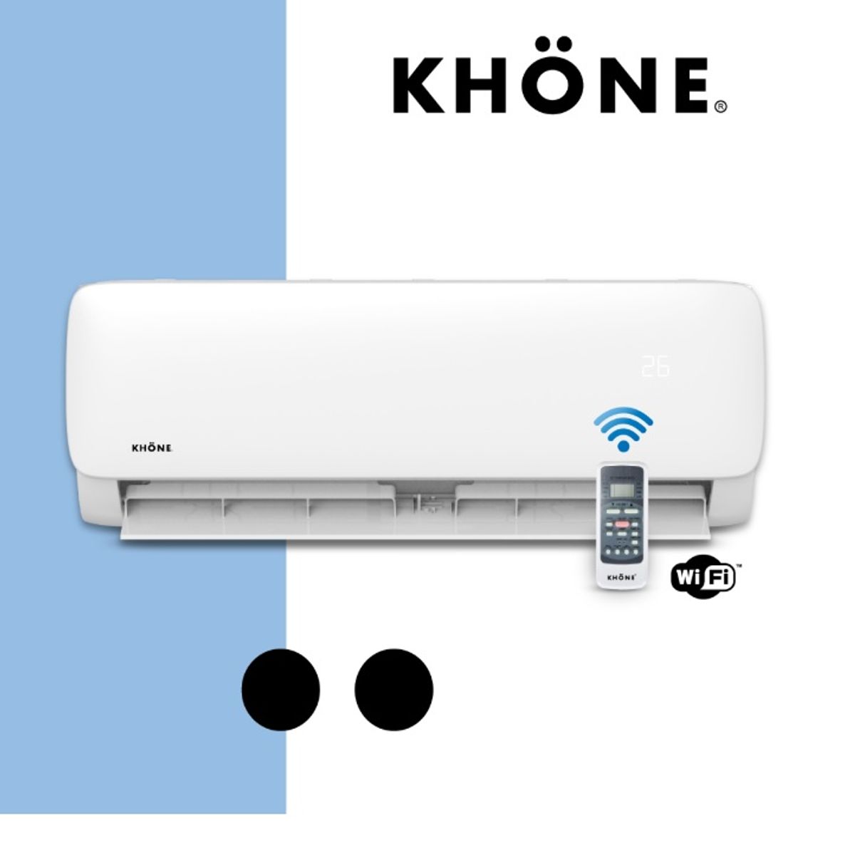 Equipo aire acondicionado tipo split muro de 18000 btu KHONE Inverter, marca KHONE - Foto Principal