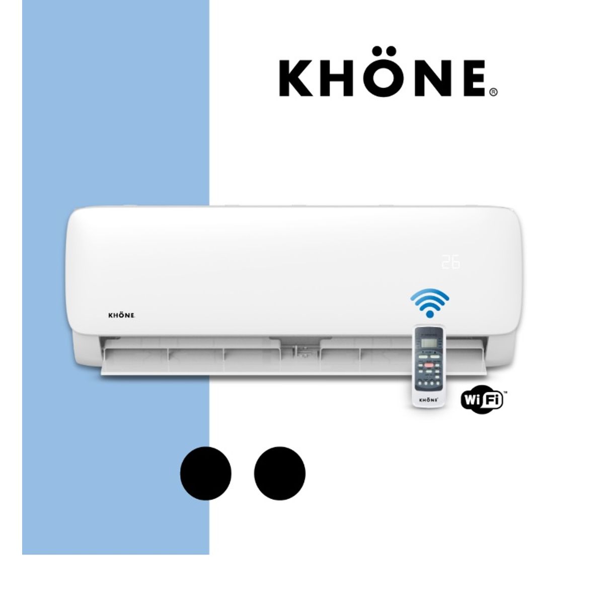 Equipo aire acondicionado tipo split muro de 18000 btu KHONE Inverter, marca KHONE - Foto Principal