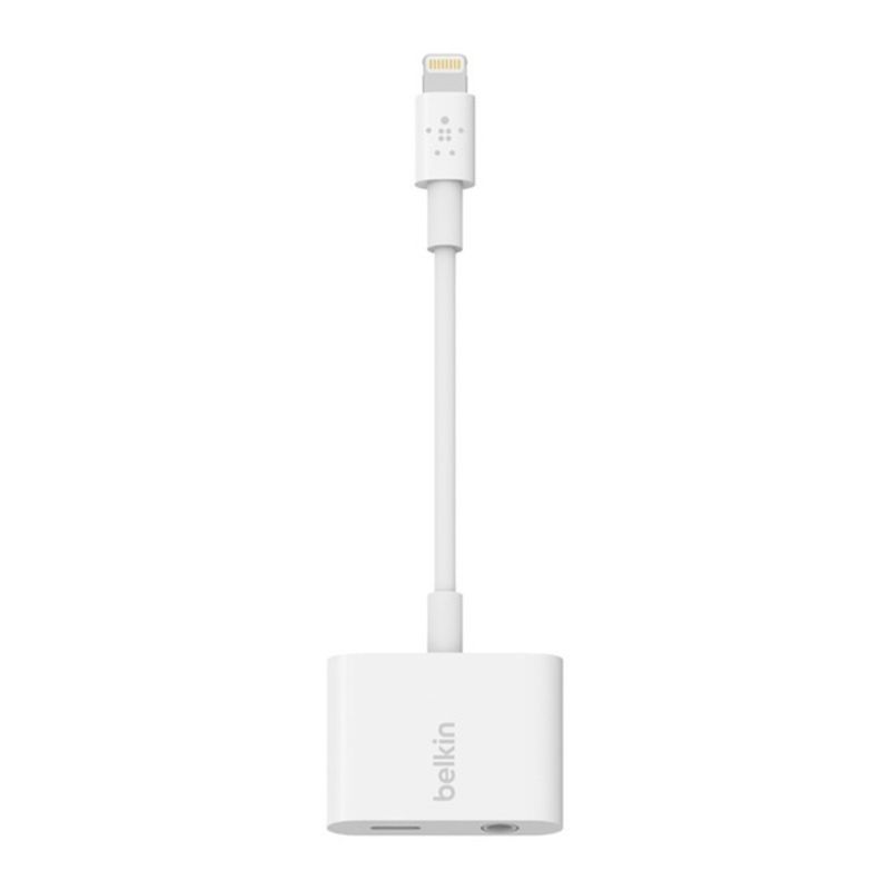 BELKIN - RockStar Adaptador de audio + carga Lightning