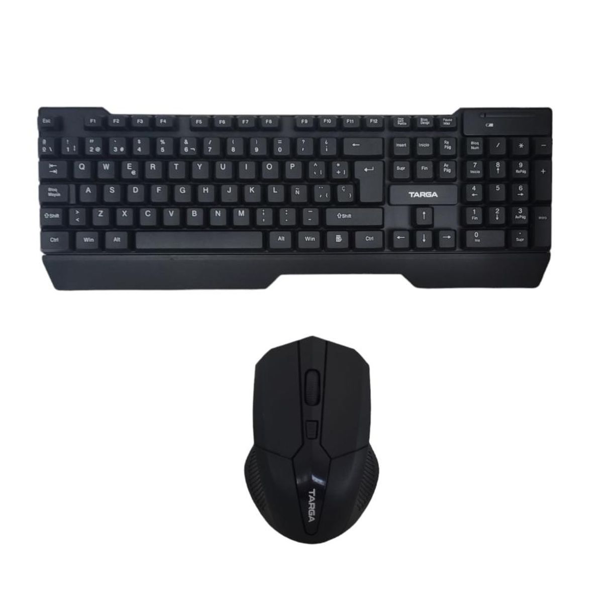 TARGA - Combo Kit Inalambrico Teclado + Mouse Targa TG KM70W - Negro