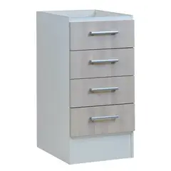 MOBIKIT - Gabinete Base Cajonera Acacia