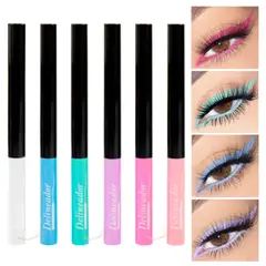 MAXBELLE - Delineadores De Ojos Colores Pastel Pack De 6.