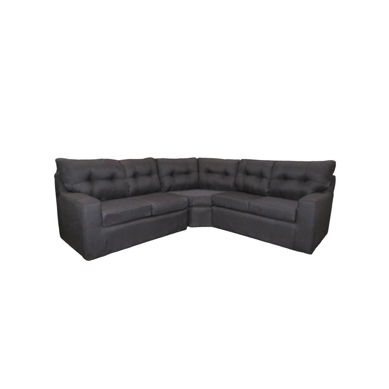 ALMORE - SECCIONAL ITALIA TELA NEGRO ALMORE