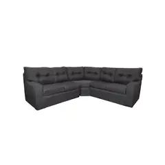 ALMORE - SECCIONAL ITALIA TELA NEGRO