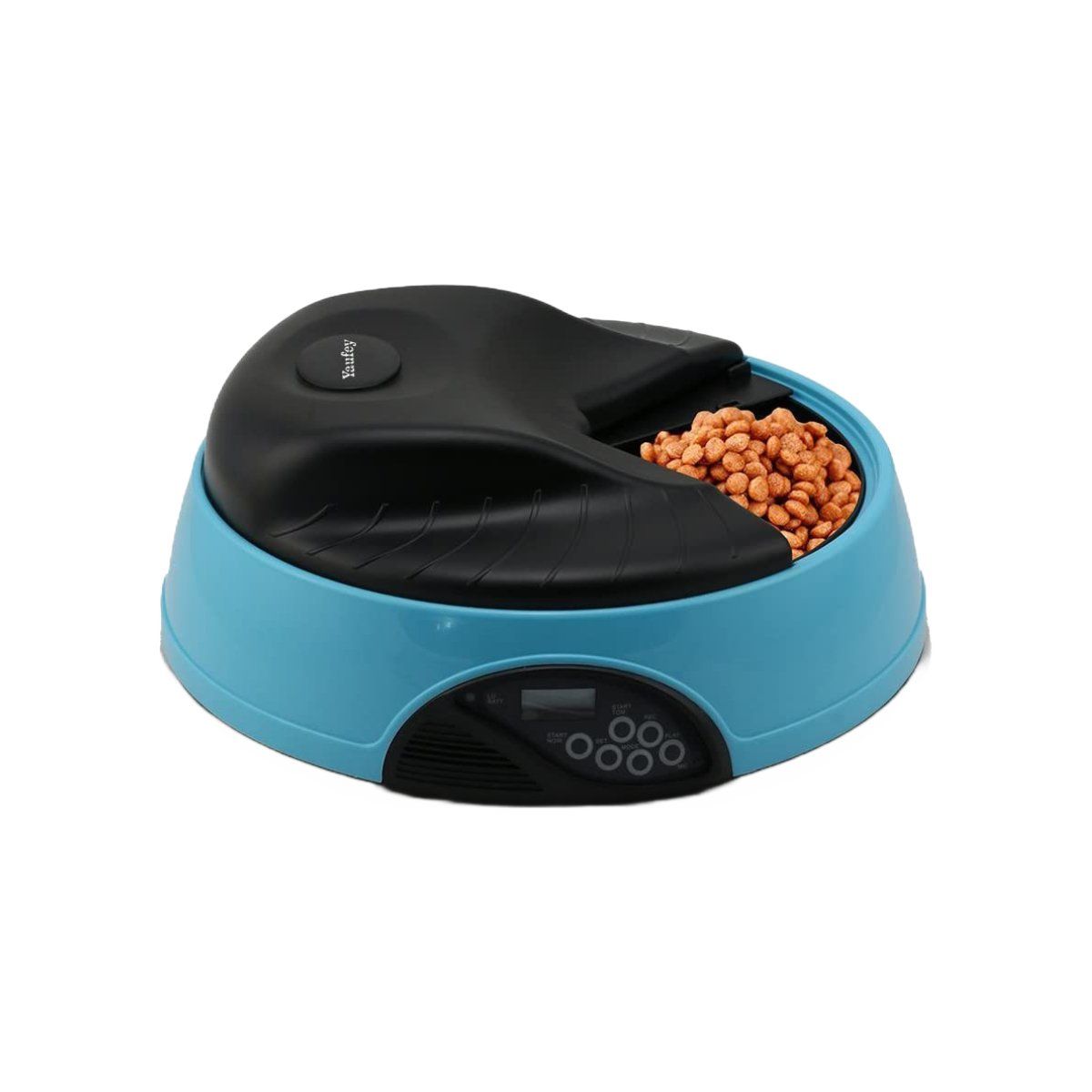 GENERICO - Dispensador de Comida para perro 32.4x12x8cm Azul Pet King