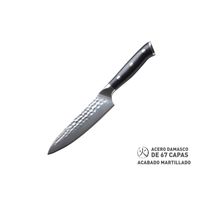 - Cuchillo Multi Uso 13cm Acero Damasco 67 Capas - Mango G10