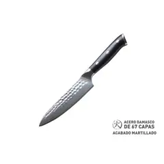 KANKA - - Cuchillo Multi Uso 13cm Acero Damasco 67 Capas - Mango G10