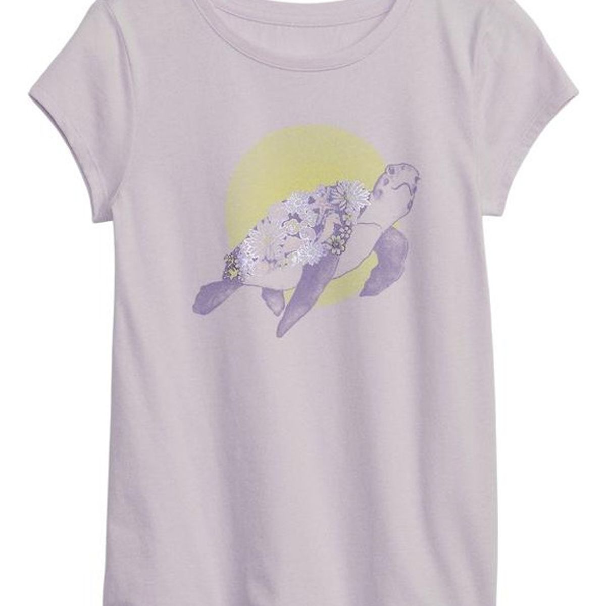 GAP - Polera Graphic Manga Corta Lila GAP