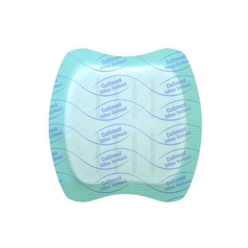 BSN MEDICAL - Apósito Cutimed Siltec Sorbact 7 5cm x 7 5cm