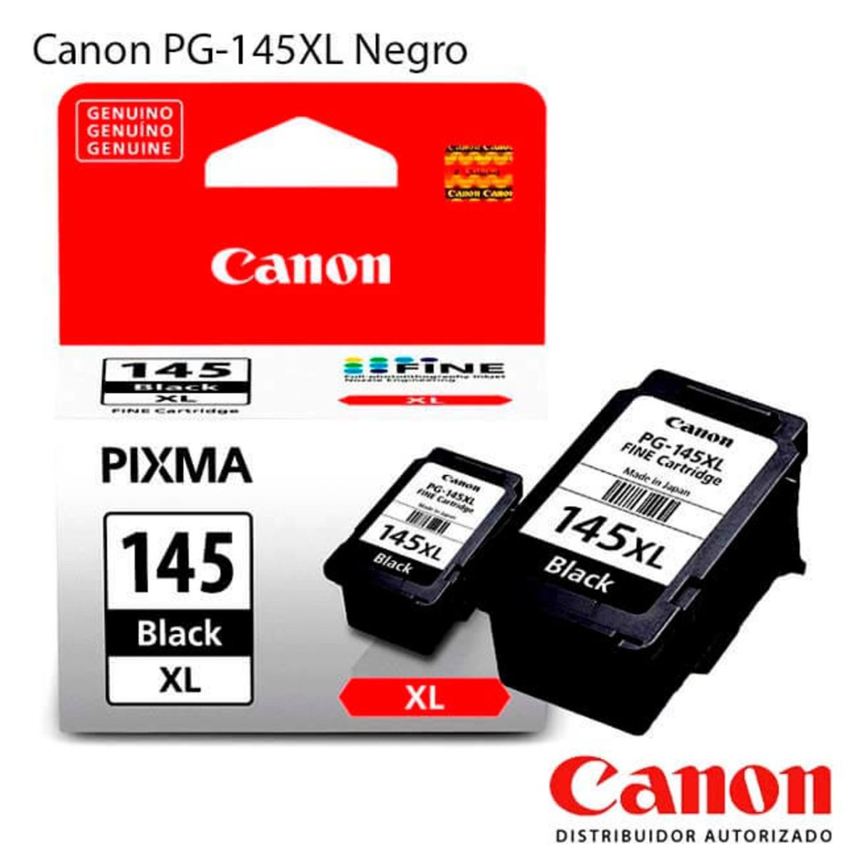 CANON - Cartucho de Tinta Canon PG-145 XL 12ml Negro CANON