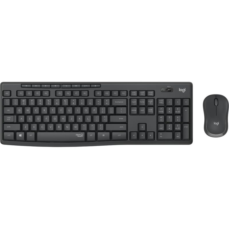 LOGITECH - Combo de Teclado y Mouse MK295 inalámbrico Grafito