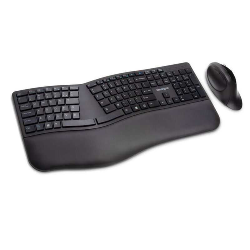 KENSINGTON - Combo de Teclado y Mouse Pro Fit Ergo inalámbrico Negro