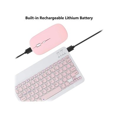 Imagen 2 del producto Kit De Teclado Bluetooth Con Ratón Tablet Teléfono