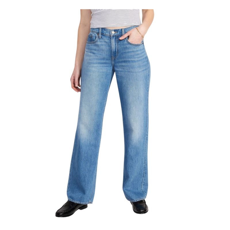 OLD NAVY - Jeans Baggy Loose Azul Mujer OLD NAVY