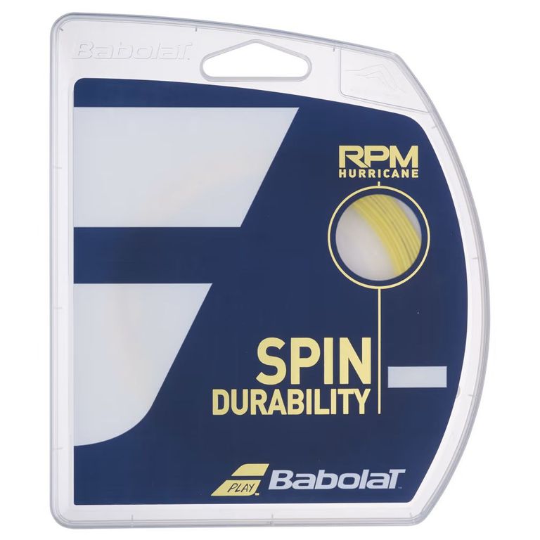 CUERDA TENIS RPM HURRICANE 12 MTS - 1.25 (AMARILLA)