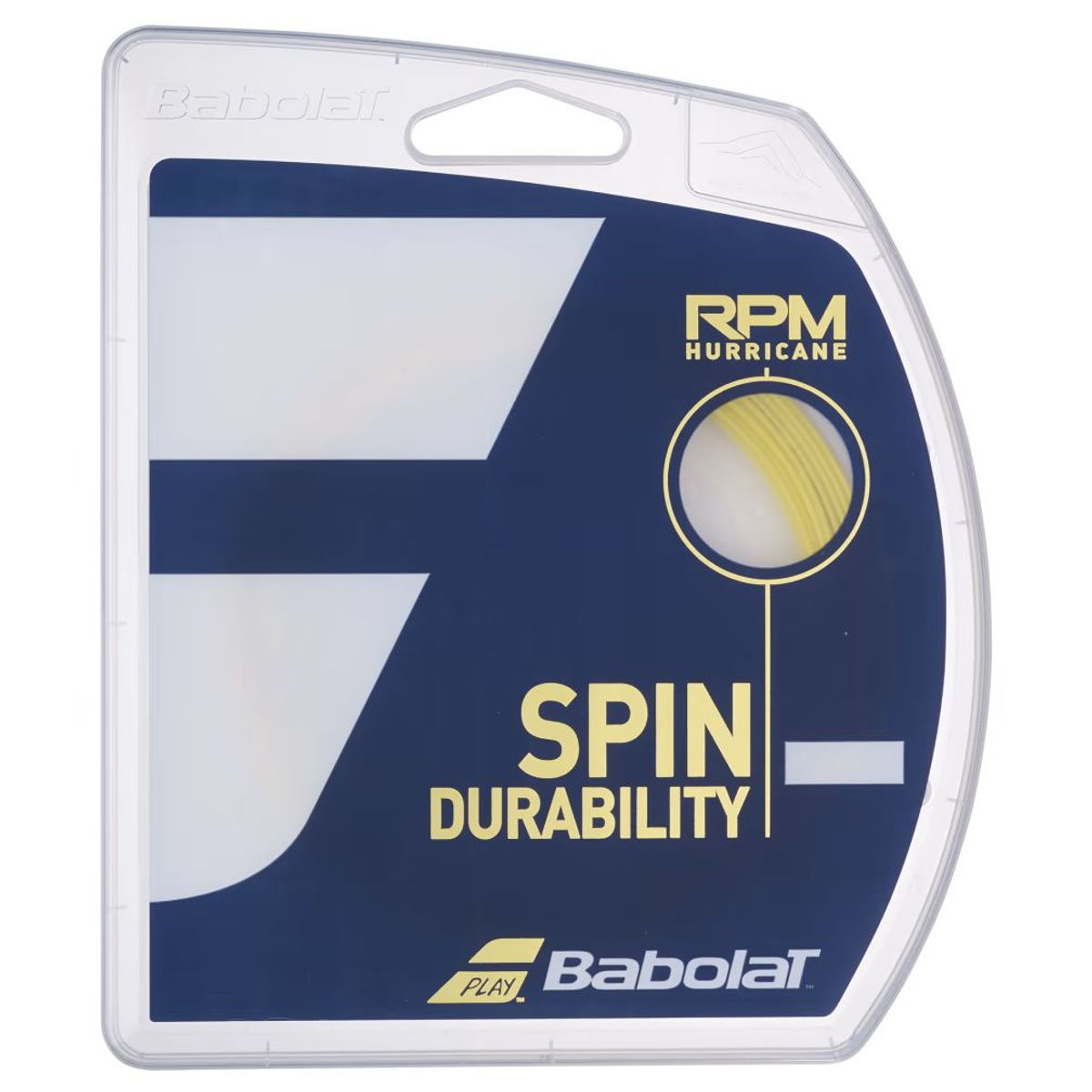 BABOLAT - CUERDA TENIS BABOLAT RPM HURRICANE 12 MTS - 1.30 (AMARILLA)