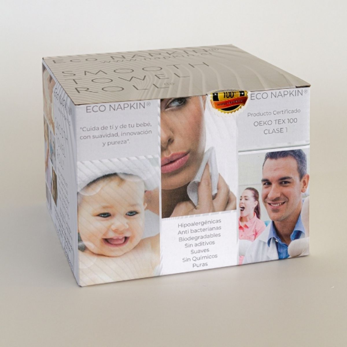 NH2O ECO NAPKIN PURE - LAMINAS RETENEDORAS MULTIPROPOSITO  SMOOTH TOWEL ROLL