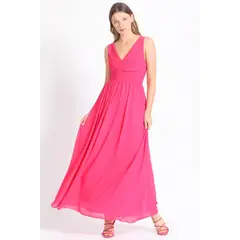 LIOLA - Vestido Maxi Fucsia