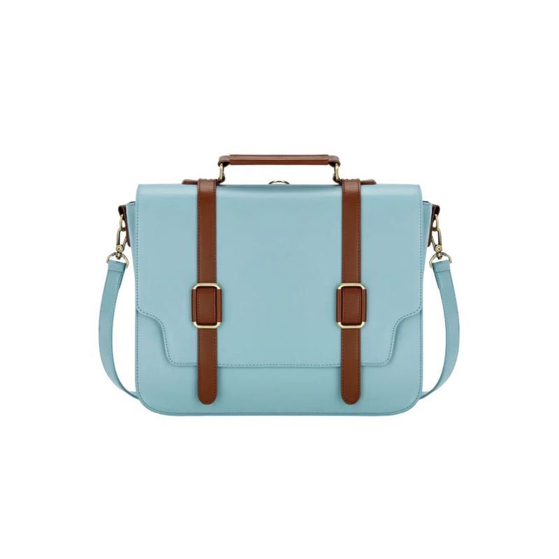 ECOSUSI - Ecosusi Maletín y Mochila Unisex CHARLIE para 14 - Azul