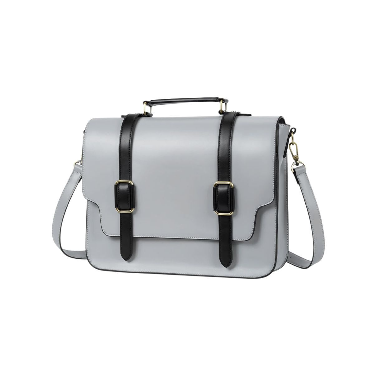 ECOSUSI - Ecosusi Maletín y Mochila Unisex CHARLIE para 14- Gris