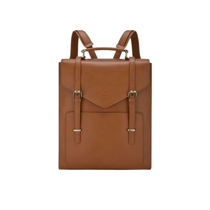 ECOSUSI - Ecosusi Mochila Vintage BELLADONNA para 14 - Marrón