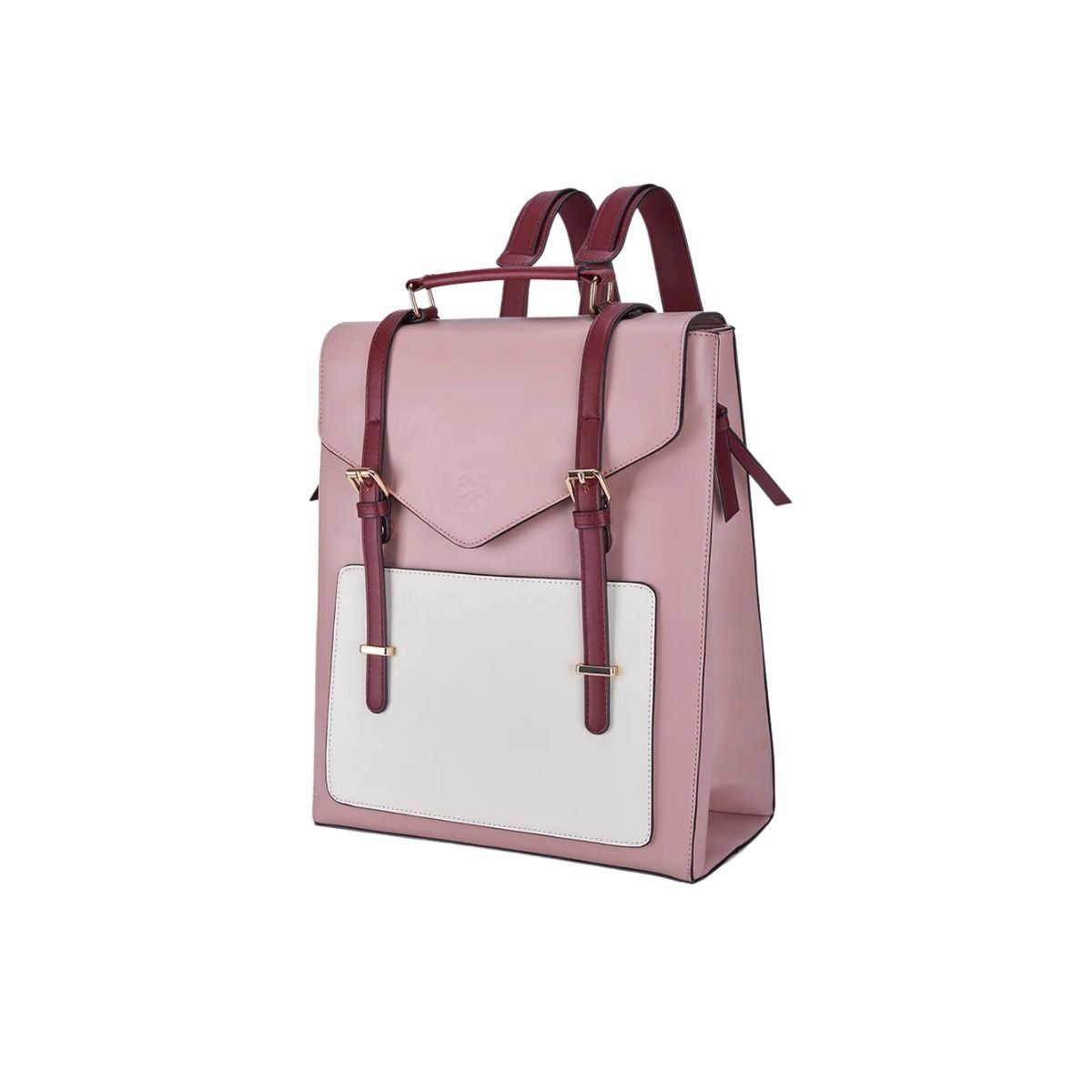 ECOSUSI - Ecosusi Mochila Vintage BELLADONNA para 14 - Rosado