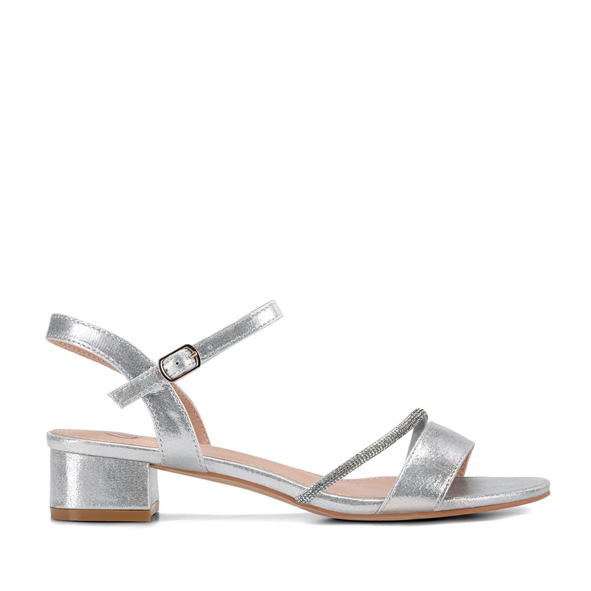 WEIDE - Sandalia Taco Plateada Fiesta Mujer Weide YOU220