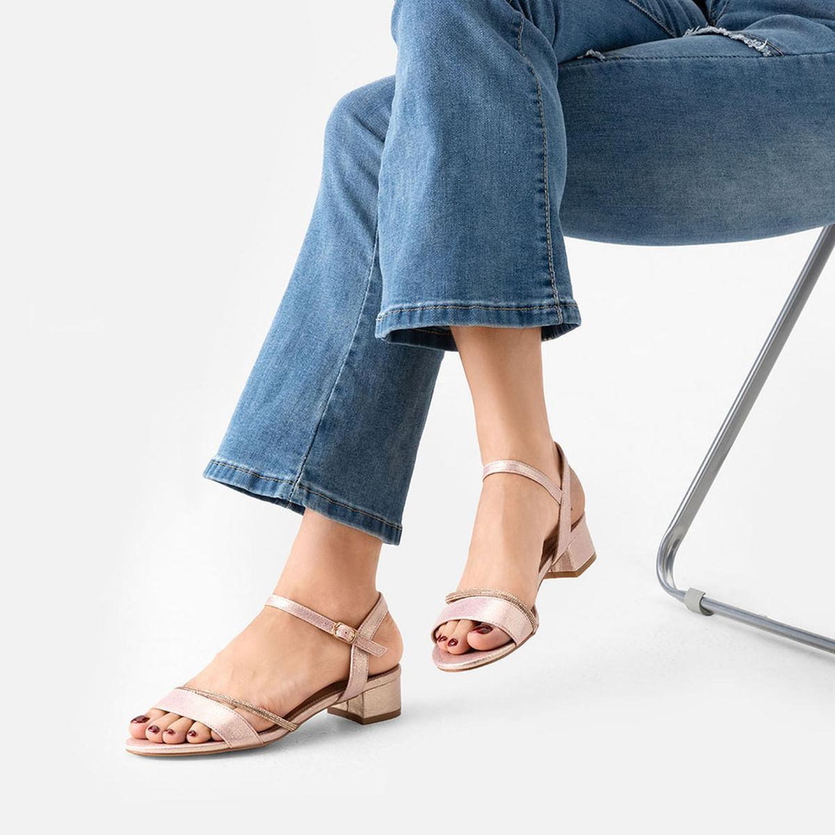 WEIDE - Sandalia Taco Champan Fiesta Mujer Weide YOU220