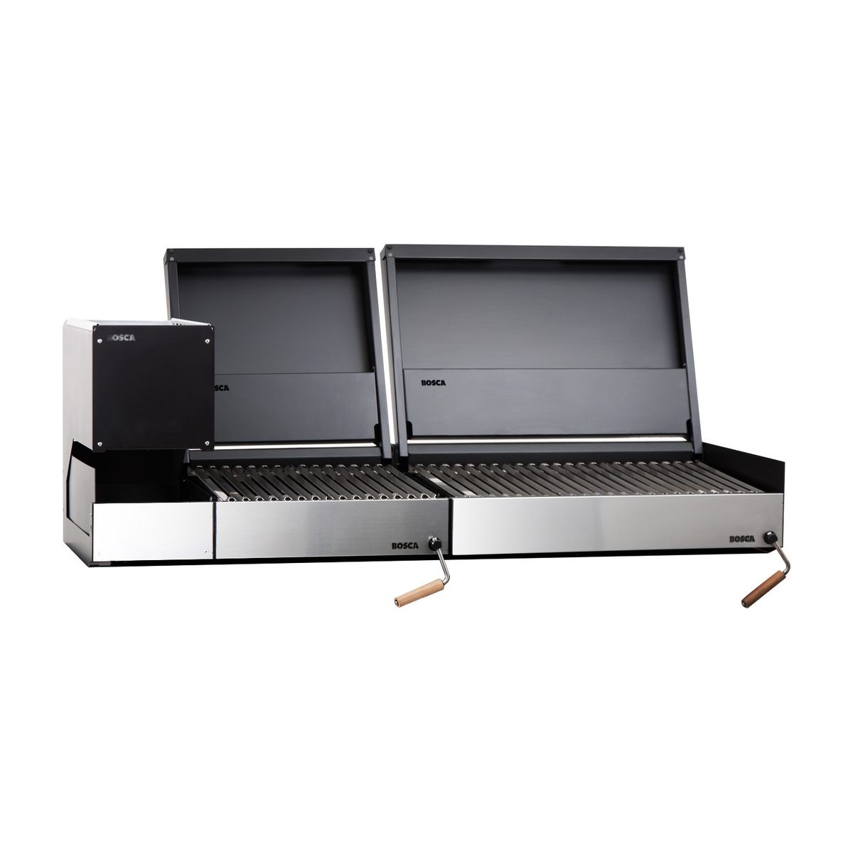 BOSCA - Parrillas para Quincho Leñero 250 + Block 500 + Block 750