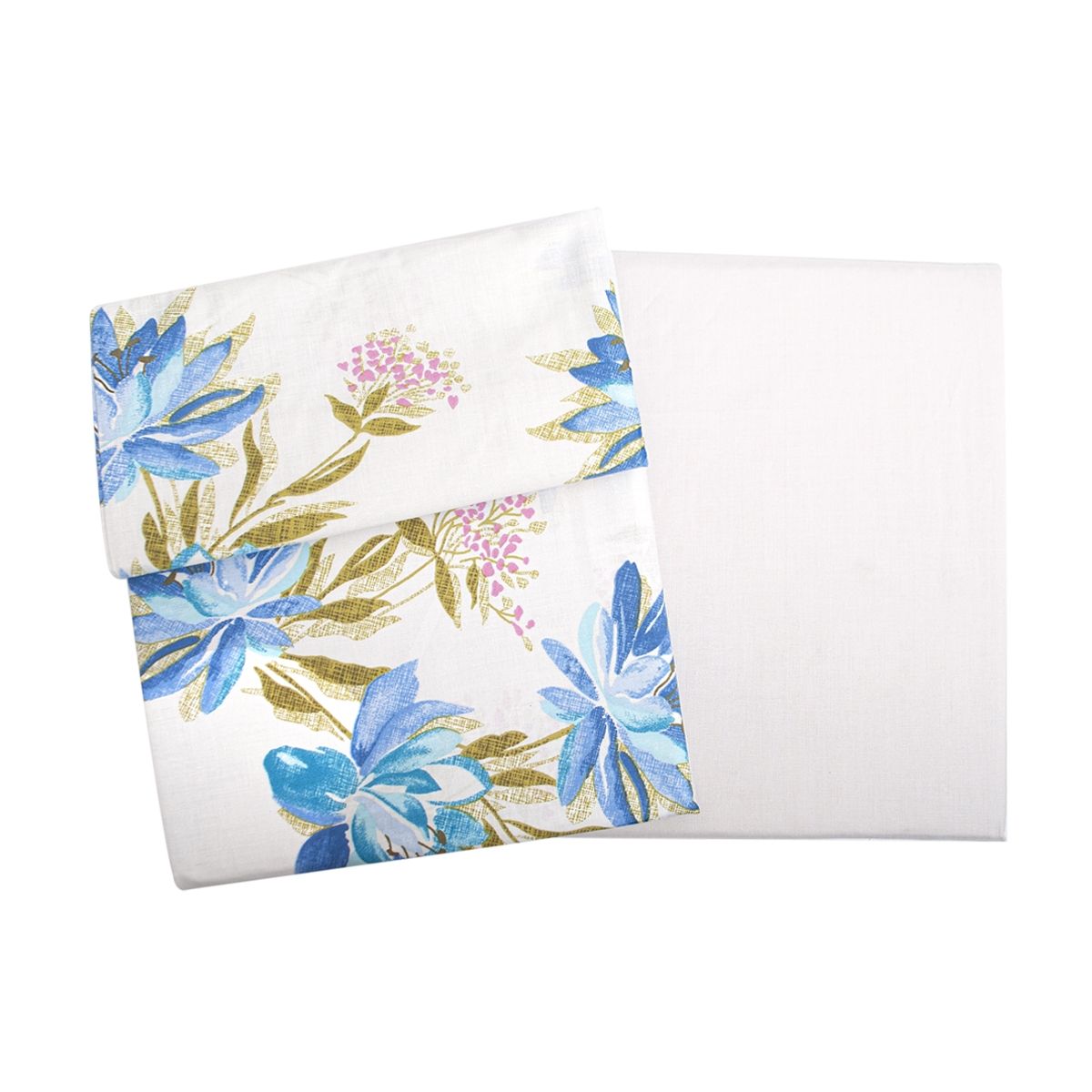 PALERMO - SET SABANA 144 HILOS LILUIM AZUL 1.5 PLAZAS