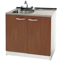 TEBISA - Kit Lavaplatos 100cm Derecho Chocolate