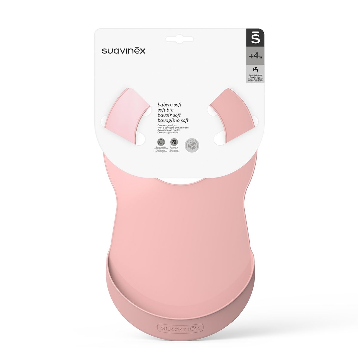 SUAVINEX - BABERO PELICANO ROSADO SUAVINEX 1 UNID